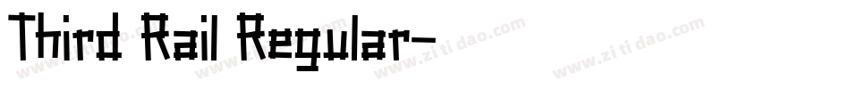 Third Rail Regular字体转换